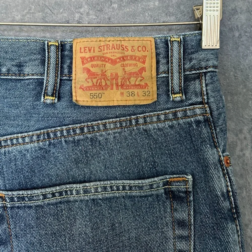 Levi Strauss 550 Relaxed Fit Straight-Leg Jeans, Men's 38 x 32